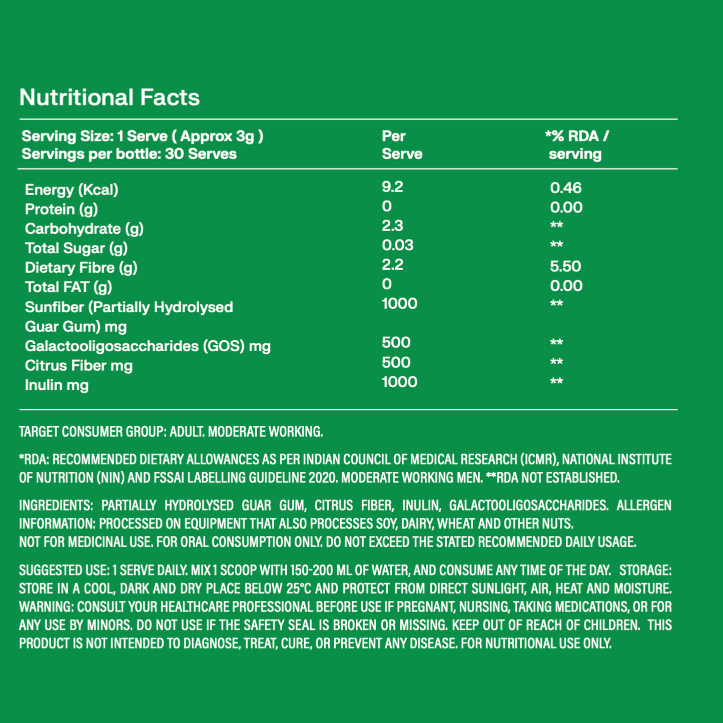 Light & Regular Combo: Probiotic + Prebiotic
