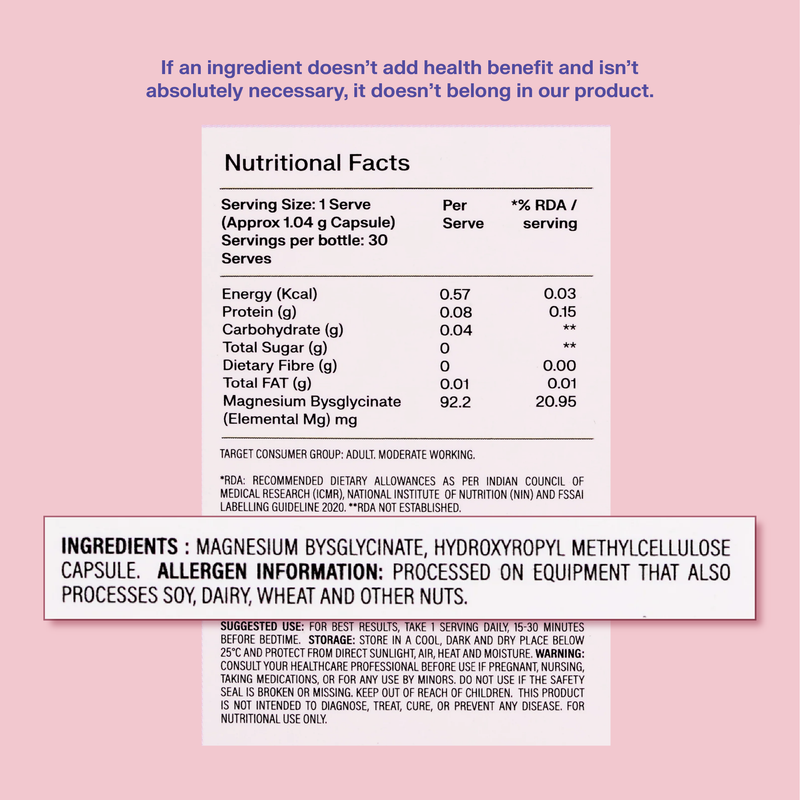 Deep Rest: Advanced Magnesium Bisglycinate